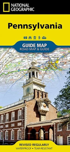 Cover for National Geographic Maps · Pennsylvania Guide Map (Map) [2023rd edition] (2023)