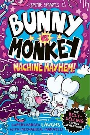 Cover for Jamie Smart · Bunny vs Monkey: Machine Mayhem (Pocketbok) (2023)
