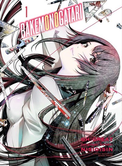 Cover for NisiOisiN · Bakemonogatari (Manga), volume 1 (Pocketbok) (2019)