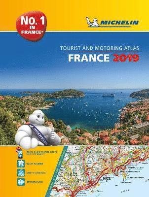 Cover for Michelin · MICHELIN ROAD ATLASES: France 2019 -a4 tourist &amp; motoring atlas - tourist &amp; motoring atlas a4 spir (Spiralbok) (2018)