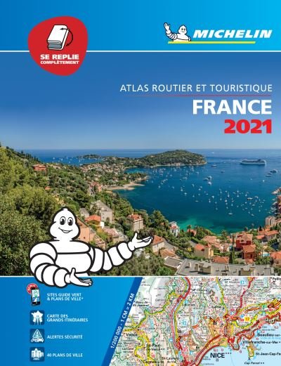 Cover for Michelin · France 2021 - Tourist &amp; Motoring Atlas Multi-flex: Tourist &amp; Motoring Atlas A4 Multiflex (Taschenbuch) (2020)