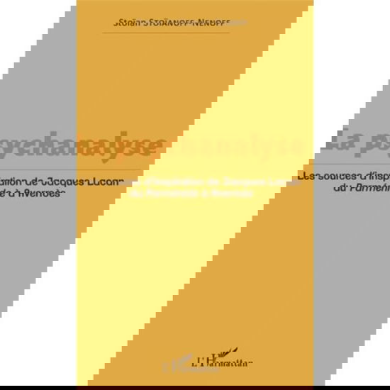 Cover for Stoïan Stoïanoff-Nenoff · La psychanalyse (Paperback Book) (2020)