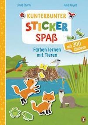 Cover for Linda Sturm · Kunterbunter Stickerspaß - Farben lernen mit Tieren (Book) (2022)