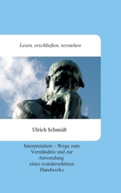 Cover for Schmidt · Lesen, erschließen, verstehen (Bok) (2020)