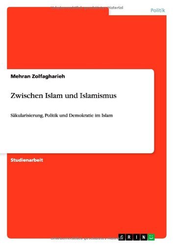 Cover for Mehran Zolfagharieh · Zwischen Islam Und Islamismus (Paperback Book) [German edition] (2013)