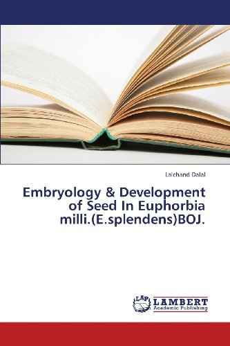 Cover for Lalchand Dalal · Embryology &amp; Development of Seed in Euphorbia Milli.(e.splendens)boj. (Paperback Book) (2013)