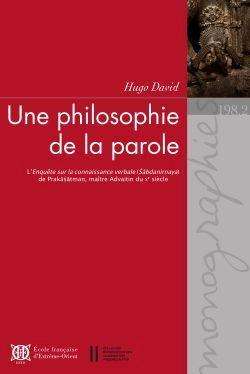 Une philosophie de la parole, 2 T - David - Livres -  - 9783700186977 - 28 septembre 2020