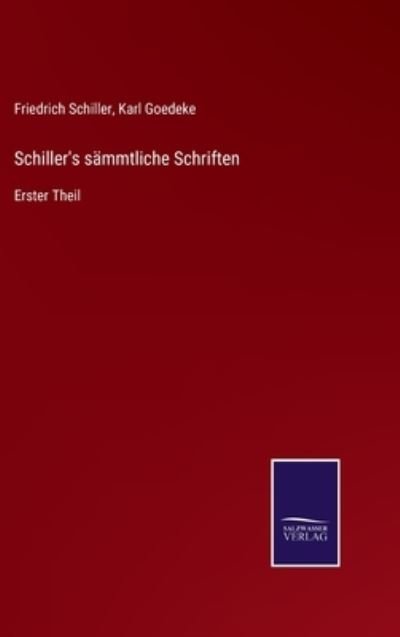 Cover for Friedrich Schiller · Schiller's sammtliche Schriften (Innbunden bok) (2021)