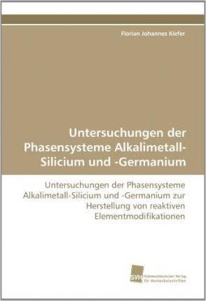 Cover for Kiefer · Untersuchungen der Phasensysteme (Book)