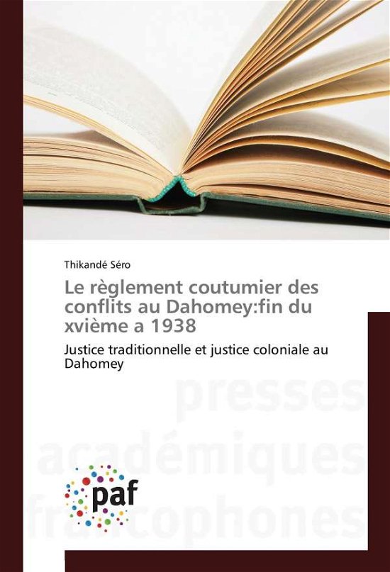 Cover for Séro · Le règlement coutumier des conflit (Bok)