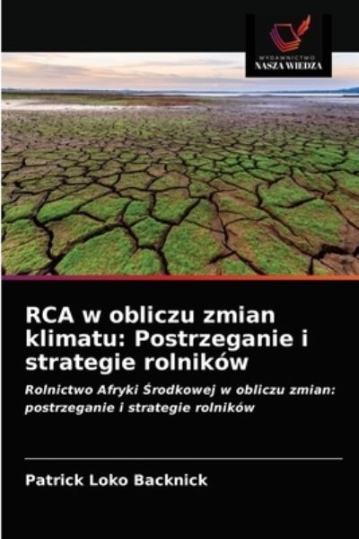 Cover for Patrick Loko Backnick · RCA w obliczu zmian klimatu (Paperback Book) (2021)