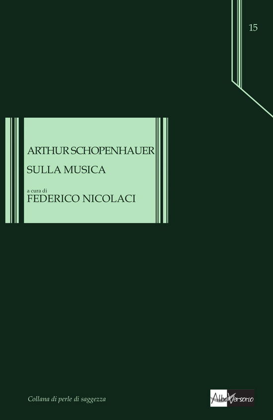 Cover for Arthur Schopenhauer · Sulla Musica. Testo Tedesco A Fronte (Book)