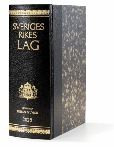 Cover for Johan Munck · Sveriges Rikes Lag 2025 skinnband (Hardcover Book) (2025)