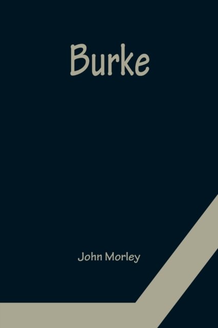 Cover for John Morley · Burke (Paperback Bog) (2022)
