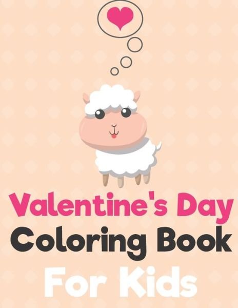 Cover for Penart Publishing · SHEEP Valentine's Day Coloring Book for Kids (Paperback Book) (2020)