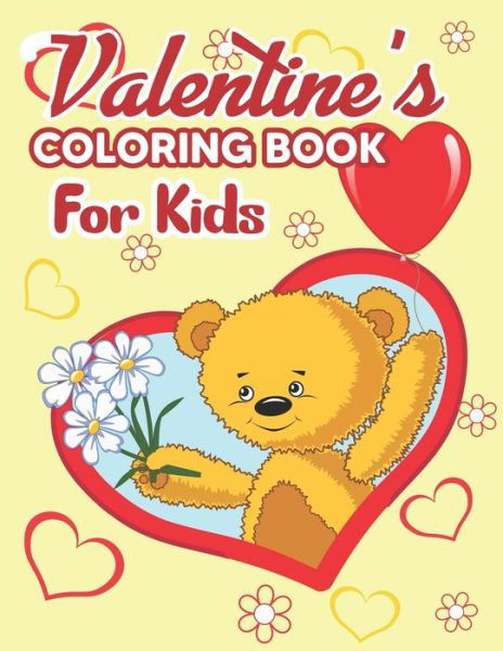 Cover for Preschooler Book Publisher · Valentine's Coloring Book for Kids (Paperback Bog) (2021)
