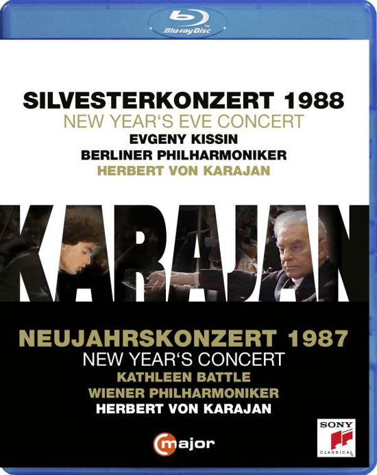 Cover for Wiener Philh / Karajan · New Years Eve Concert 1987 (Blu-ray) (2022)