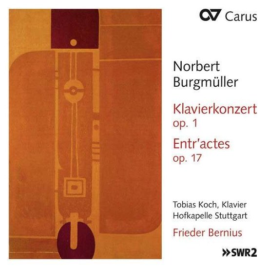 Cover for Burgmueller / Koch / Hofkapelle Stuttgart · Piano Concerto Op 1 / Entr'actes (CD) (2013)