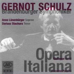 Cover for Verdi / Puccini · Opera Italiana (CD) (2002)