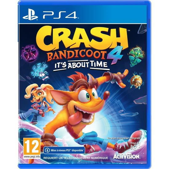 Cover for Activision · Crash Bandicoot 4: It's About Time (PS4)