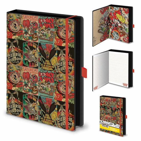 Looney Tunes: Collage A5 Premium Notebook (Quaderno) - Pyramid International - Merchandise -  - 5051265730978 - 