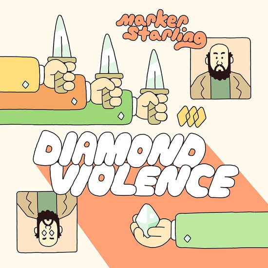 Cover for Marker Starling · Diamond Violence (LP) [Ltd Clear Vinyl edition] (2023)