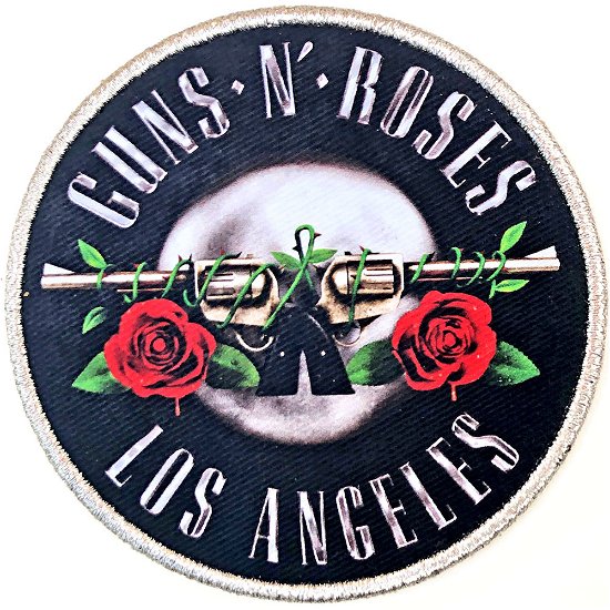 Guns N' Roses Standard Printed Patch: Los Angeles Silver - Guns N Roses - Marchandise -  - 5056368641978 - 