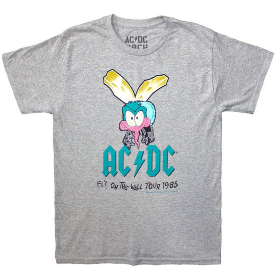 Cover for AC/DC · AC/DC Kids T-Shirt: Fly On The Wall Tour '85 (Grey) (7-8 Years) (T-shirt) [size 7-8yrs] (2024)