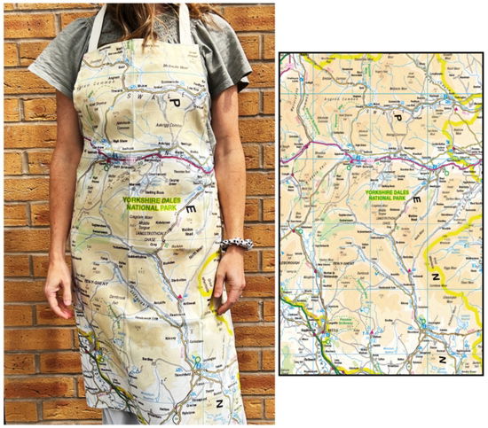 Cover for OS Map Adult Apron - Yorkshire Dales National Park (MERCH) (2025)