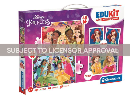 EDUKIT 4in1 Princess - Clementoni - Board game -  - 8005125182978 - February 5, 2024