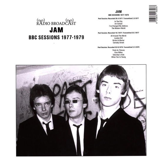 Cover for The Jam · Bbc Sessions 1977-1979 (LP) (2024)