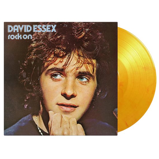Cover for David Essex · Rock On (LP) [Yellow Flame Vinyl edition] (2024)