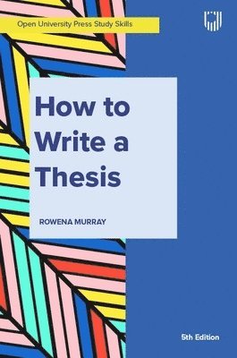 Cover for Murray · Murray, How to Write a Thesis 5e (Taschenbuch) (2025)