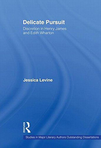 Cover for Jessica Levine · Delicate Pursuit: Discretion in Henry James and Edith Wharton - Studies in Major Literary Authors (Paperback Book) (2013)