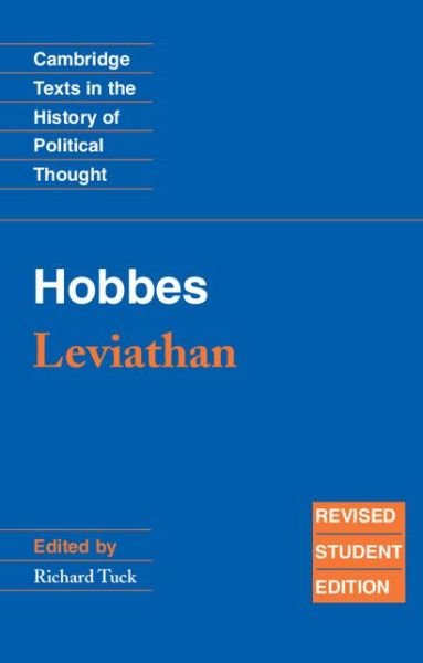 Hobbes: Leviathan: Revised student edition - Cambridge Texts in the History of Political Thought - Thomas Hobbes - Libros - Cambridge University Press - 9780521567978 - 28 de agosto de 1996