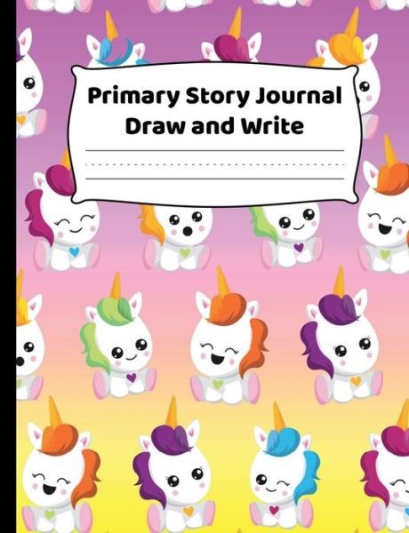 Cover for HJ Designs · Primary Journal Draw and Write - Cute Unicorns (Pocketbok) (2019)