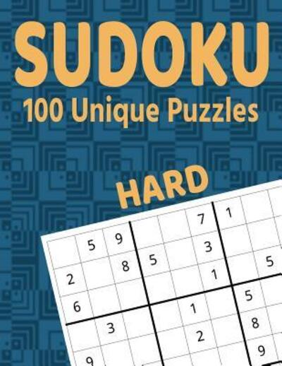 Cover for Kanig Designs · Sudoku 100 Unique Puzzles Hard (Paperback Book) (2019)