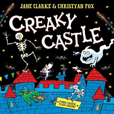 Cover for Jane Clarke · Creaky Castle: A halloween lift-the-flap book (Pocketbok) [Reissue, 2024 edition] (2024)