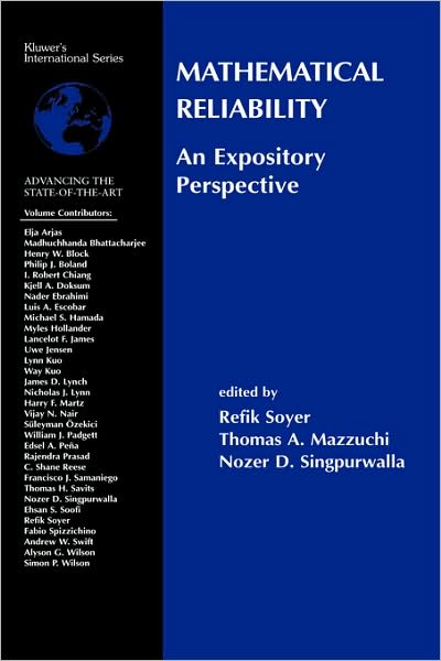 Cover for Refik Soyer · Mathematical Reliability: An Expository Perspective - International Series in Operations Research &amp; Management Science (Innbunden bok) [2004 edition] (2003)