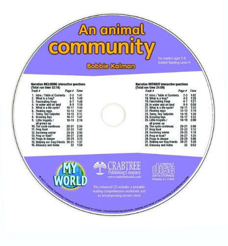 Cover for Bobbie Kalman · An Animal Community (My World : Guided Reading Level H) (Audiobook (CD)) (2011)