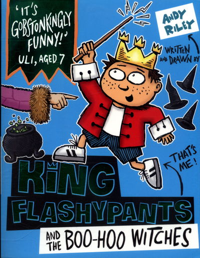 Cover for Andy Riley · King Flashypants and the Boo-Hoo Witches: Book 4 - King Flashypants (Paperback Book) (2018)