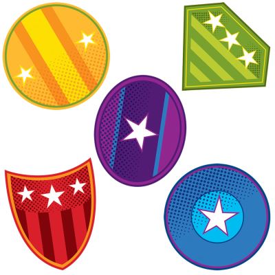 Super Power Shields Mini Cut-Outs - Carson-Dellosa Publishing - Other - Carson Dellosa Education - 9781483828978 - January 14, 2016