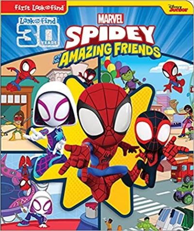 Cover for PI Kids · Disney Junior Marvel Spidey and His Amazing Friends: First Look and Find (Kartongbok) (2021)