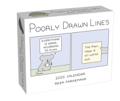 Cover for Reza Farazmand · Poorly Drawn Lines 2025 Day-to-Day Calendar (Kalender) (2024)