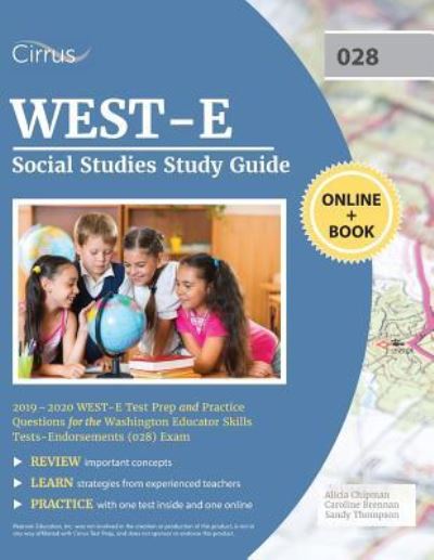 Cover for Cirrus Teacher Certification Exam Team · WEST-E Social Studies Study Guide 2019-2020 (Paperback Book) (2018)