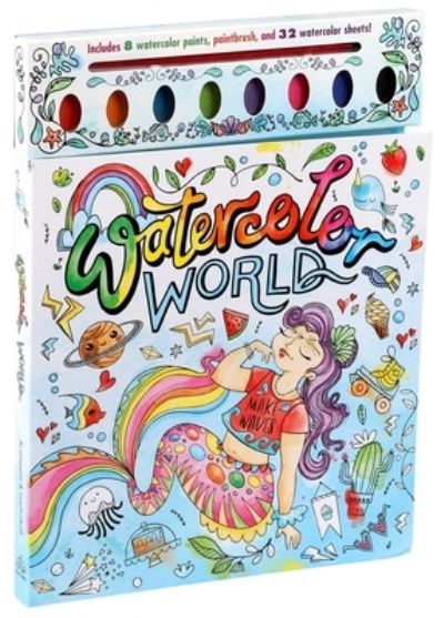 Cover for Courtney Acampora · Watercolor World - Creativity Corner (Spiral Book) (2021)