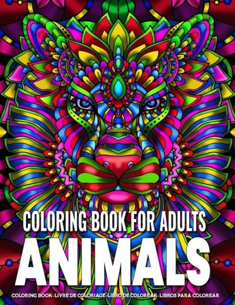 Cover for Kreatif Lounge · Coloring Book for Adults - Animals (Taschenbuch) (2019)