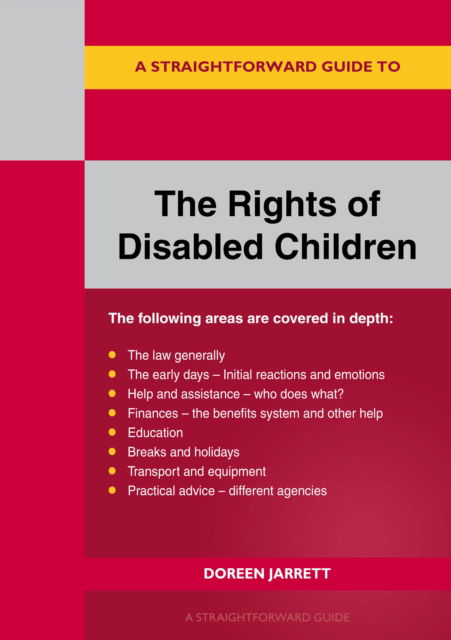 Cover for Doreen Jarrett · The Rights of Disabled Children (Paperback Book) (2024)