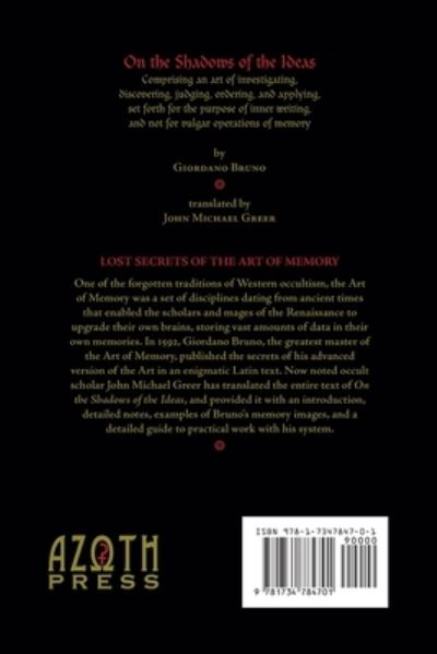 On the Shadows of the Ideas - Giordano Bruno - Books - Arcane Wisdom - 9781935006978 - March 10, 2020