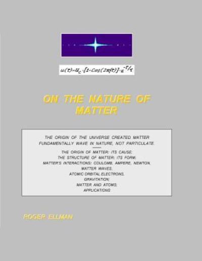 Cover for Roger Ellman · On the Nature of Matter (Paperback Book) (2017)